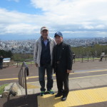 塩見氏（左）と飯田塾長